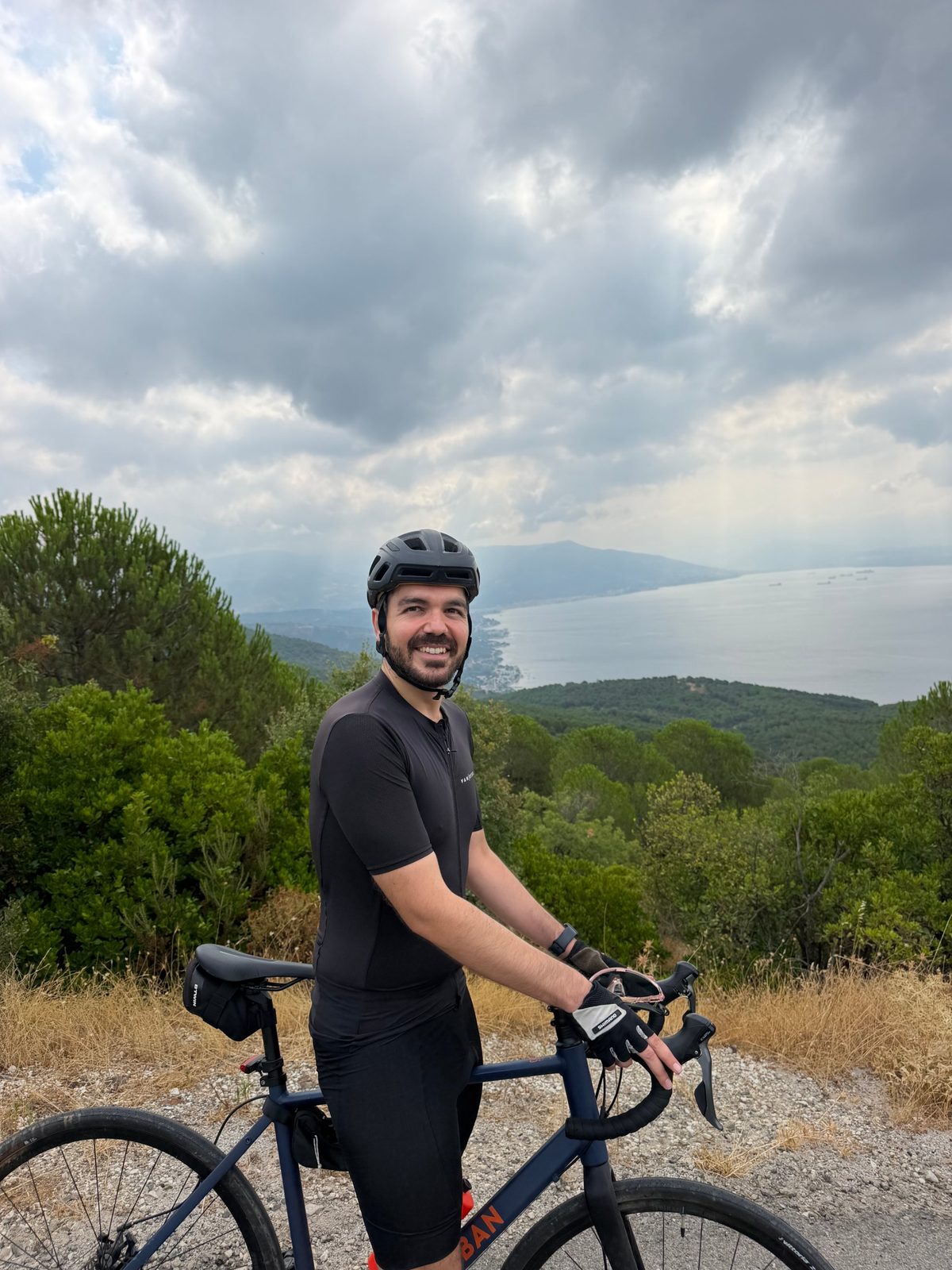 Bisikletle, bir mola